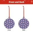 thumbnail image 2 of Zufioo Cute Pig Print Large Acrylic Christmas Ornaments, Suitable for Christmas Tree Christmas Holiday Party Pendant Decorations-Round Shape, 2 of 7