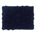 thumbnail image 2 of Home Weavers Modesto Bath Rug 100% Cotton Bathroom Rugs Set, Washable Rug, Soft Cotton & Water Absorbent bath Rug, Kitchen Door Mat, Bath Mat Set, Non-Slip Bath Floor Mat, 17"x24" Rectangle, Navy, 2 of 9