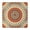 White-333, variant on Ethnic Tablecloth Mandala Decorative Pattern Waterproof Elastic Squre Cover with Back for Spiritual and Healing Rooms