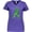Purple, variant on Inktastic Mental Health Awareness Ribbon with Green Hearts Women's V-Neck T-Shirt