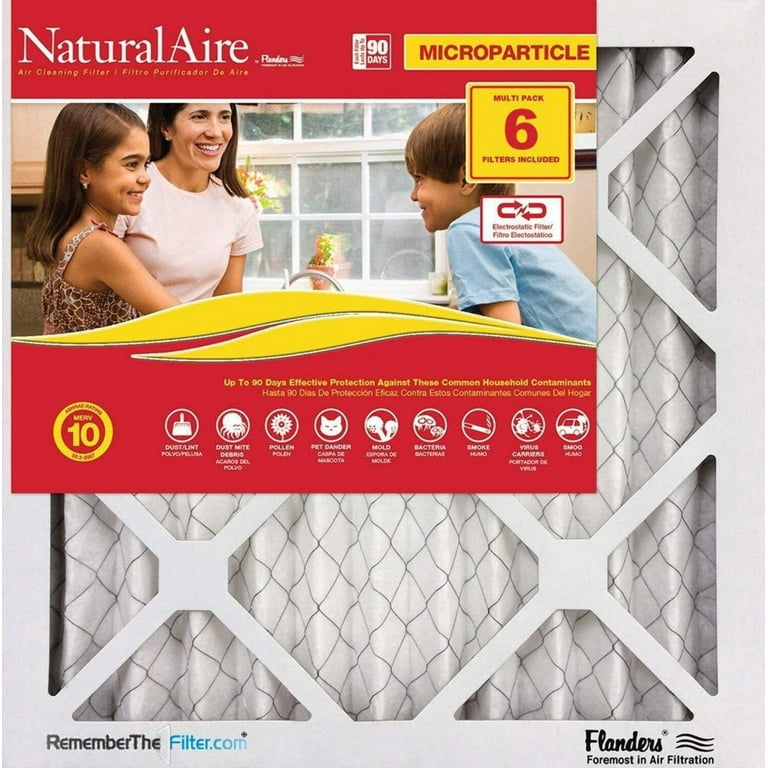 Flanders 10059.011620 Standard Grade Nested GLS Furnace Filter 24 Pack 20 X 16 X 1 Lot Of 2424