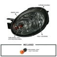 thumbnail image 3 of Spec-D Tuning Smoke Lens Edition Tinted Headlights Headlamps Set Compatible with 2003-2005 Dodge Neon L+R Pair Head Light Lamp Assembly, 3 of 6