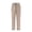 Khaki, variant on Scrub Pants for Men Straight Leg Workwear Uniform Bottoms Man's Solid Color Straight Barrel Draw Rope Elastic Waist Multiple Pockets Nursing Worker Pants,XS-XXL