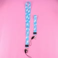 thumbnail image 2 of KAKOWELY Hanging Rope 2Pcs Blue Leaves Pattern Detachable Hanging Rope Multi-functional Lanyard Mobile Phone Case Rope Long Short Hanging Rope17.72"X0.79"X0.39", 2 of 5