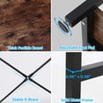 thumbnail image 5 of Tribesigns Free-standing Closet Organizer with 3 Storage Shelves and 2 Hanging Rod, Large Standing Clothes Garment Rack, 5 of 7