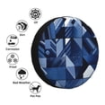 thumbnail image 5 of Multi-Size Car Tire Dust Cover Sunscreen, Corrosion, Dust And Water Keep Spare Tires Clean Midnightblue Geometric Patterns_4 17 Inch, 5 of 8