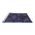 thumbnail image 2 of Ahgly Company Machine Washable Indoor Rectangle Persian Blue Traditional Area Rugs, 4' x 6', 2 of 4