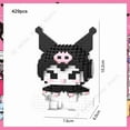thumbnail image 1 of Sanrio Building Blocks Hello Kitty Bricks Kuromi Cinnamoroll Assembly Block Toys Cartoon Anime Figures Christmas Gift 05 no box, 1 of 5