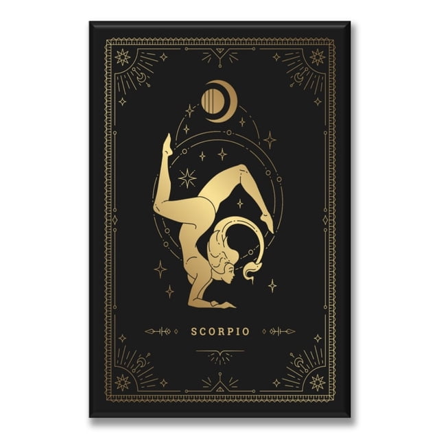 Cuadro Canva Listo Para Colgar Tipo Galería Scorpio 50X75 cm