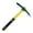 Yellow, variant on HJQEQVD Steel Forged Pickaxe Sturdy Durable Mattock Hoe Weeding Pick Axe with Lightweight Plastic Coated Fiberglass Handle Suitable for Digging Weeding Gardening Camping
