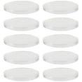 thumbnail image 5 of Squalise 10 Pcs Grafted Eyelash Transparent Glass Crystal Pads Gasket Tools Eyelash Round Pallet Pad for Beauty Salon Make Up Room, 5 of 6