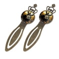 thumbnail image 2 of Rhinoceros Elegant Vintage Copper Crown-Shaped Bookmarks, Set of 2 Stainless Steel Bookmarks as a Unique Gift for Book Lovers and Readers, 2 of 5