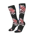 thumbnail image 2 of Balery Largemouth Bass Fish In Usa Fun Novelty Socks Men'S Women'S Crew Socks Funny Crazy Novelty Socks Quirky And Cool Socks, 2 of 9
