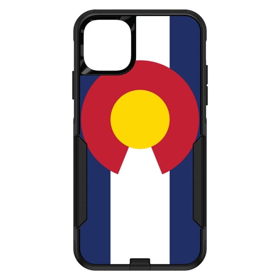 DistinctInk Custom SKIN / DECAL compatible with OtterBox Commuter for iPhone 11 Pro (5.8" Screen) - Colorado State Flag - US State Flag