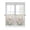 Pink Green Beige, variant on Half Window Curtain 36 Inches Long, Spring Floral Window Treatment Curtain Drapes, Watercolor Herbs Summer Botanical Rustic Small Tier Curtains for Bathroom Over Sink, 27.5"x36", 2 Panels