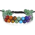 thumbnail image 1 of Pulsera de cuentas de chakras, pulsera de cristal curativa de los 7 chakras, pulsera de cuentas de piedra de yoga, pulsera de meditación, relajación y ansiedad., 1 of 5