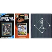 C&I Collectibles MLB Baltimore Orioles Licensed 2010 Topps? Team Set and Favorite Player Trading Cards Plus Storage Album O/S