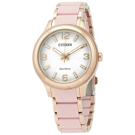 Citizen Drive Eco-Drive Silver Dial Ladies Watch FE7073-54A