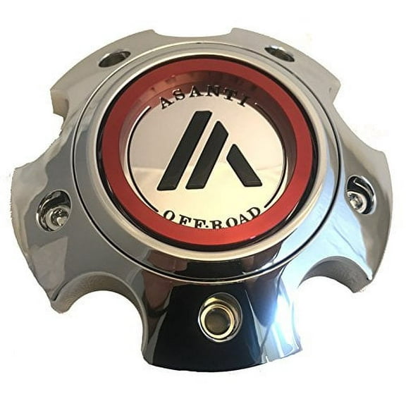 Asanti Offroad Chrome Wheel Center Cap (QTY 4) PN :130L1335CH-H34, T125L133-5-H34, T130L133-5-H34-C