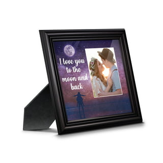 ThisWear Anniversary Gifts for Boyfriend Love You More Wood Laser 4x6  Landscape Picture Frame 