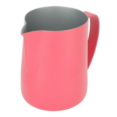 

Milk Frothing Pitcher Point Mouth Design Milk Jug Cup For Home Cherry Red