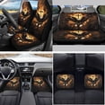 thumbnail image 2 of Yuyamidu Eagle Car Seat Cover Full Set with Car Floor Mats Cross Steering Wheel Cover Seatbelt Cover Gear Shift Knob Cover Cup Coasters 15 Pack Auto Accessory for SUV Sedan Van, 2 of 6