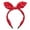 Red, variant on Fabric Hair Accessory, Compact Soft Design, Includes 1x Polka Dot Headband