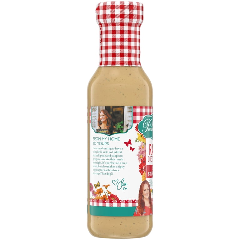 The Pioneer Woman Spicy Southwestern Ranch Salad Dressing & Dip, 12 fl oz Bottle - Walmart.com The Pioneer Woman Spicy Southwestern Ranch Salad Dressing & Dip, 12 fl oz Bottle - Walmart.com