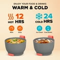 thumbnail image 5 of ENERGIFY Vacuum Insulated Thermos Food Container, Stainless Steel, 12oz, Fusion Coral, 5 of 9
