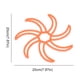 thumbnail image 2 of Casco flexible interior de silicona forro transpirable accesorios para bicicleta naranja, 2 of 4