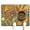 White-587, variant on Dog Food Mat with Retro Paisley Floral Ethnic Paisley Ornament Abstract Paisley Art Design, Durable Waterproof Absorbent Non-Slip