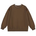 thumbnail image 2 of pstuiky camisas de manga larga para hombre, Camiseta deportiva de dos piezas para hombre, estilo casual, transpirable, con cuello redondo y manga larga, de color liso xxxxl, 2 of 4