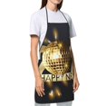 thumbnail image 3 of Fuzoiu 2025 New Year 3 Print Waterproof Apron, Kitchen Apron for Women Men Chef, Apron for Christmas Dinner Party Cooking Baking Crafting House Cleaning Kitchen, 3 of 7