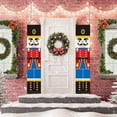 thumbnail image 6 of Christmas Nutcracker Banner Decorations Soldier Model Nutcracker Banners Outdoor Xmas Decor Nutcracker Hanging Sign Decor Banner for Door Porch Garden Yard, 11.8 x 70.8 in, 6 of 8