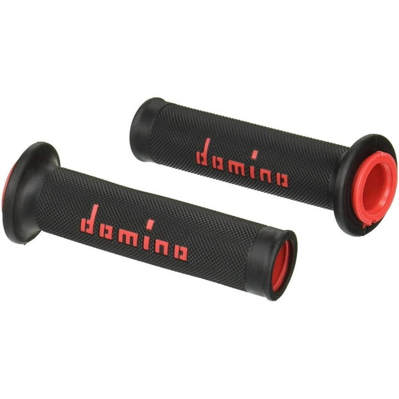 Domino MotoGP Handlebar Grips | Black/Red | Twist Throttle (A01041C4240B7-0)