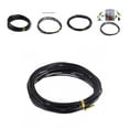 thumbnail image 1 of 1 Roll 5m Bonsai Wire Bendable Reusable Rustproof Flexible Convenient Storage Plant Shape 6 Sizes Bonsai Branch Training Black Wire for Balcony, 1 of 8
