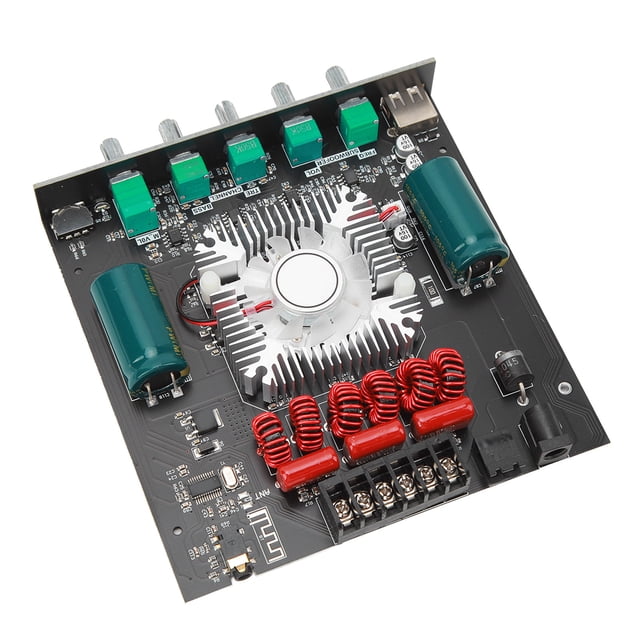Channel Power Amplifier Module,HT21 Bluetooth Power Amplifier Bluetooth Speaker Amplifier Module Subwoofer Power Amplifier Board Exceptional Reliability