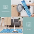 thumbnail image 6 of Blue White Tie Dye Swirl Pattern Kitchen Rugs Sets Of 3,Kitchen Runner Rugs Non Skid Washable,Decorative Kitchen Floor Mats for Kitchen,Sink,Laundry,17"x30"+ 17"x47" + 17"x59", 6 of 6