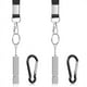 thumbnail image 1 of 2 silbatos de supervivencia de emergencia más fuertes para exteriores con mosquetón y cordón para acampar, senderismo, deportes, entrenamiento de perros, 1 of 5