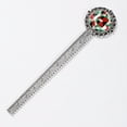 thumbnail image 2 of Palestine Vintage Silver Lace-Edged Bookmark: a Delightful Gift for Book Lovers and Readers, 2 of 5