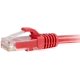 thumbnail image 1 of Cable Ethernet Cat6 4 m Rojo sin enganche UTP C2G, 1 of 4