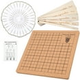 thumbnail image 3 of SHISUYAN 1 Set Macrame Board Craft Board Macrame Supplies For Braiding Knotting with Pins and Rulers, 3 of 8