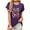 c3-Purple Top, variant on NSLGXD Women's T-shrits Trendy Round Neck Short Sleeve Shirts Loose Fit Graphic Tees Breathable Vacation Tshirt Top S-2XL Navy Top
