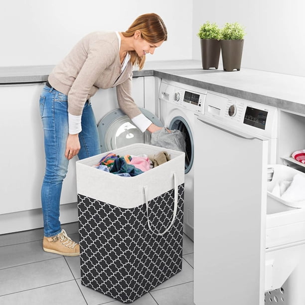 Baúles de almacenamiento, organizadores de armario y almacenamiento, organización y almacenamiento, cestas de ropa de gran capacidad, cubos plegables para el hogar, cubos de receptáculo con impresión