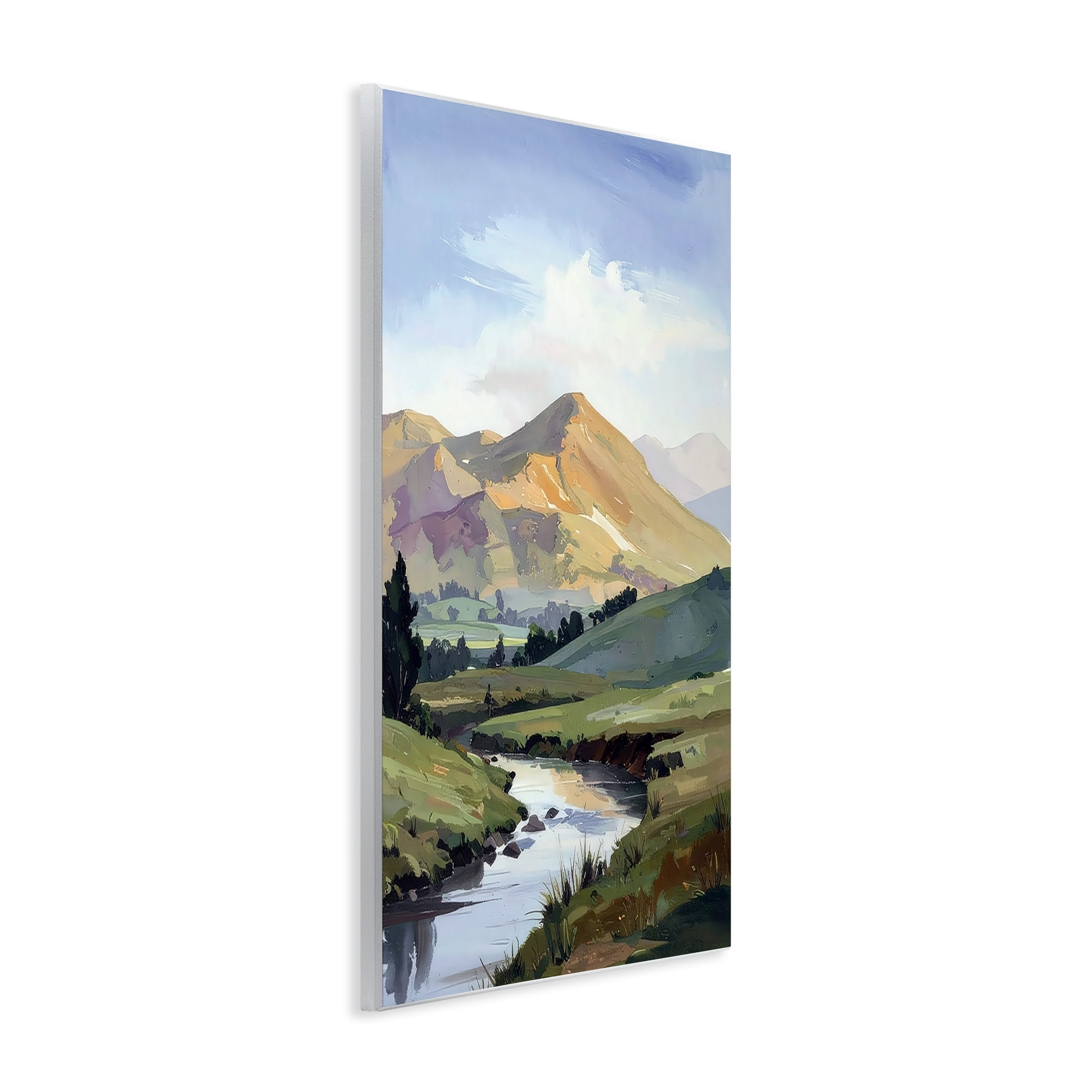Stupell Industries Across The Valley Wall Plaque Art, design by Alonza Saunders