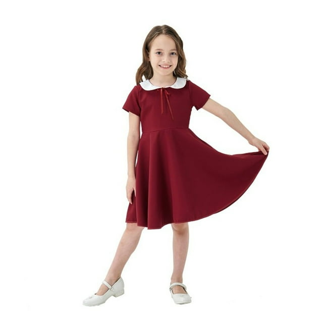 Catégorie de Produits Robes pour Filles Enfants Tout-Petits Bébés Filles Printemps Été Imprimé Robe à Manches Courtes Modèle