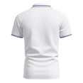 thumbnail image 6 of Fanxing Mens Golf Shirts Big And Tall White Moisture Wicking Golf Shirt Fashion Casual Collared T-Shirt XL, 6 of 8