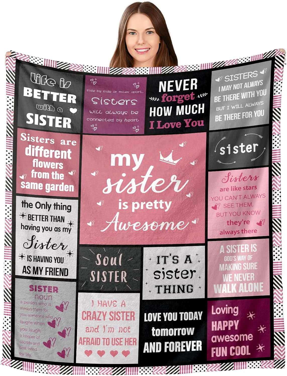 Christmas Throw Blanket for Women Men Christmas Stocking Stuffers for Adults Teens kids Christmas Blanket for Her Him White Elephant Gifts Fuzzy Cozy Christmas Throw Blankets for Couch Bed 40x50
