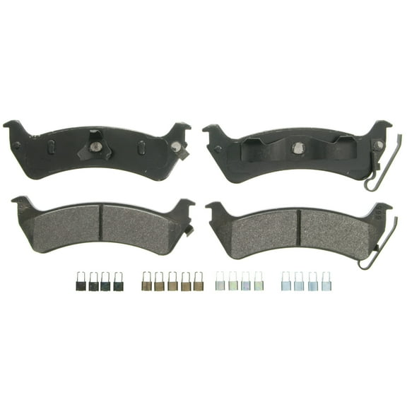 Wagner QuickStop ZX666 Semi-Metallic Disc Brake Pad Set Fits select: 1997-1998 JEEP WRANGLER / TJ, 1994-1998 JEEP GRAND CHEROKEE