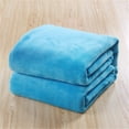 thumbnail image 2 of Fdelink Blanket Clearance Super Soft Warm Solid Warm Micro Plush Fleece Blanket Throw Rug Sofa Bedding, 2 of 2